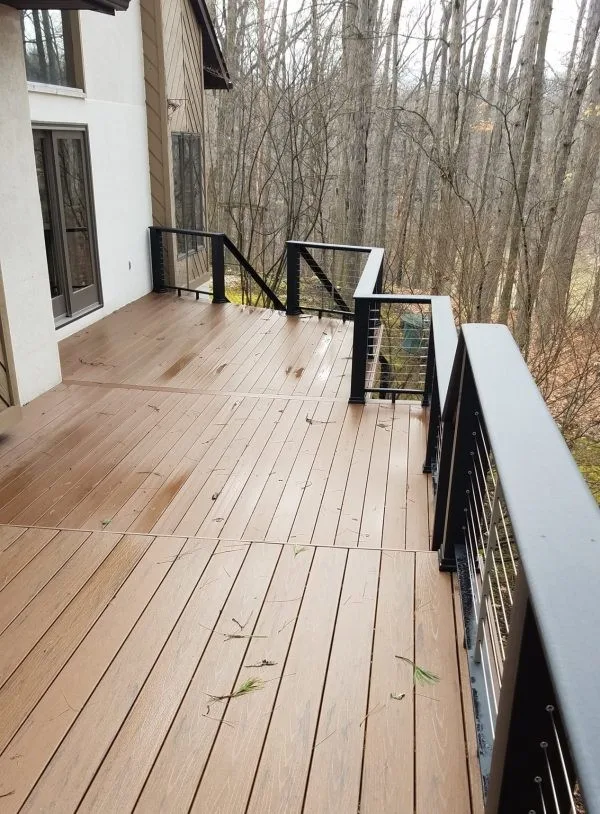 Cable Railing and Composite Materials by Medina Exteriors & Remodeling - Photo 3