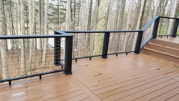 Cable Railing and Composite Materials by Medina Exteriors & Remodeling - Photo 2