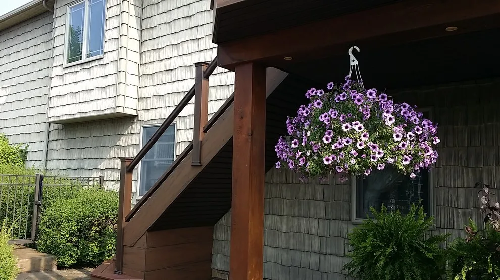 Transparent Balustrade, Illumination, Below Decking, Composite Patio by Medina Exteriors & Remodeling - Photo 8