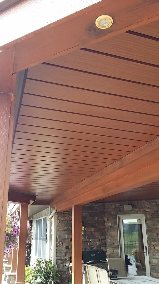 Transparent Balustrade, Illumination, Below Decking, Composite Patio by Medina Exteriors & Remodeling - Photo 4