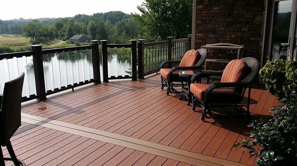 Transparent Balustrade, Illumination, Below Decking, Composite Patio by Medina Exteriors & Remodeling - Photo 6