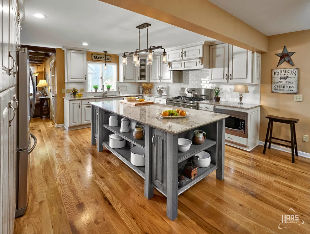 Dover Barnwood with Whipped Cream Hickory by Haas Cabinets - Photo 3