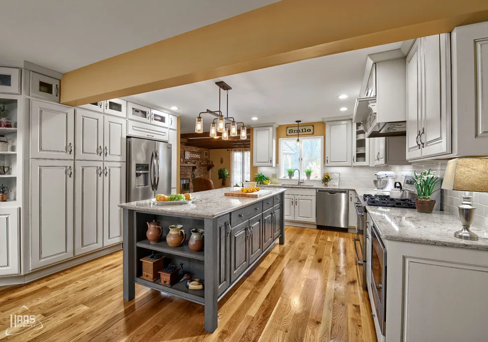 Dover Barnwood with Whipped Cream Hickory by Haas Cabinets - Photo 4