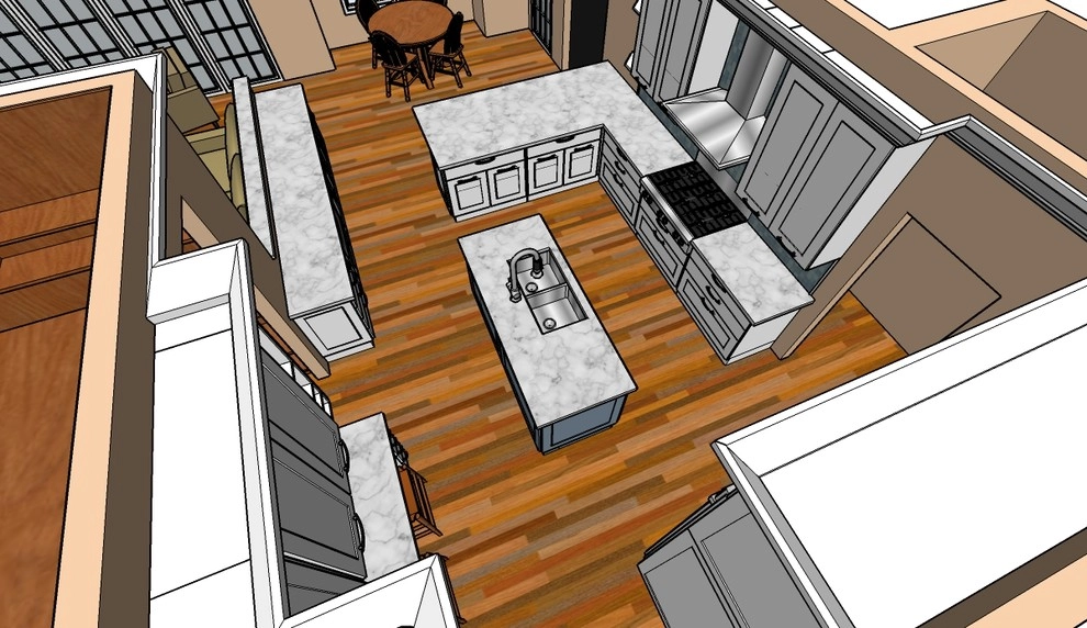Simpsonville Open Concept Kitchen, Dining and Family Room by Jwk Design - Photo 24