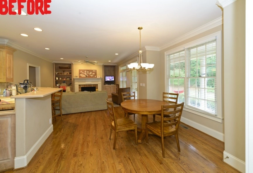 Simpsonville Open Concept Kitchen, Dining and Family Room by Jwk Design - Photo 6