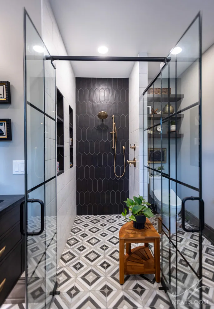 Contemporary Dramatic Master Suite by Neal's Design Remodel - Photo 5