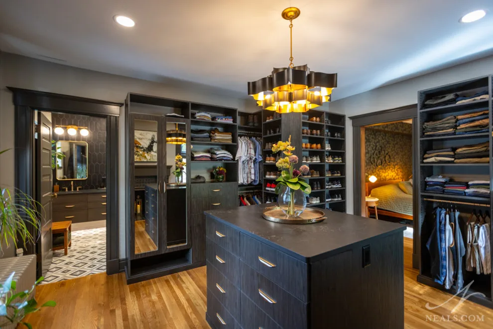 Contemporary Dramatic Master Suite by Neal's Design Remodel - Photo 13