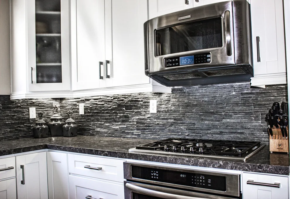 Elegant White Shaker Kitchen in Thousand Oaks by Metropolis Drafting And Construction Inc - Photo 5