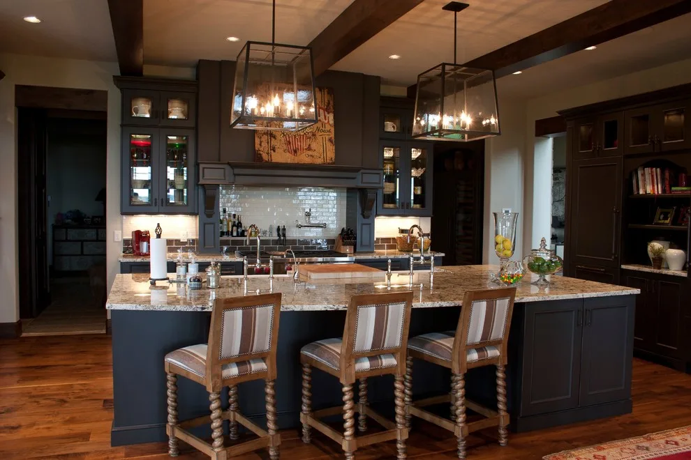 Refined Rustic Kitchen Design Featuring Double Apron Sinks by Dream House Dream Kitchens - Photo 34