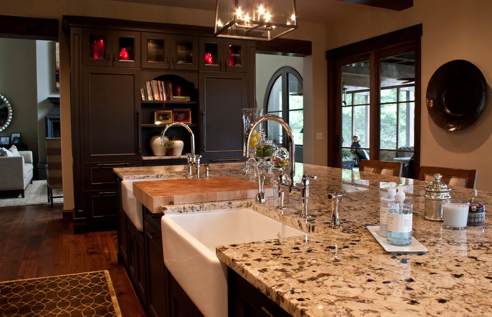 Refined Rustic Kitchen Design Featuring Double Apron Sinks by Dream House Dream Kitchens - Photo 2