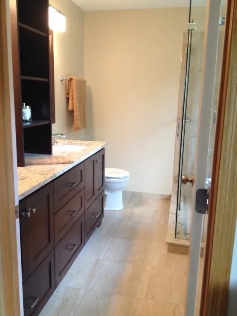Cypress Point Primary Bathroom, Eagan, MN by Sarah Bernardy Design, LLC - Photo 7
