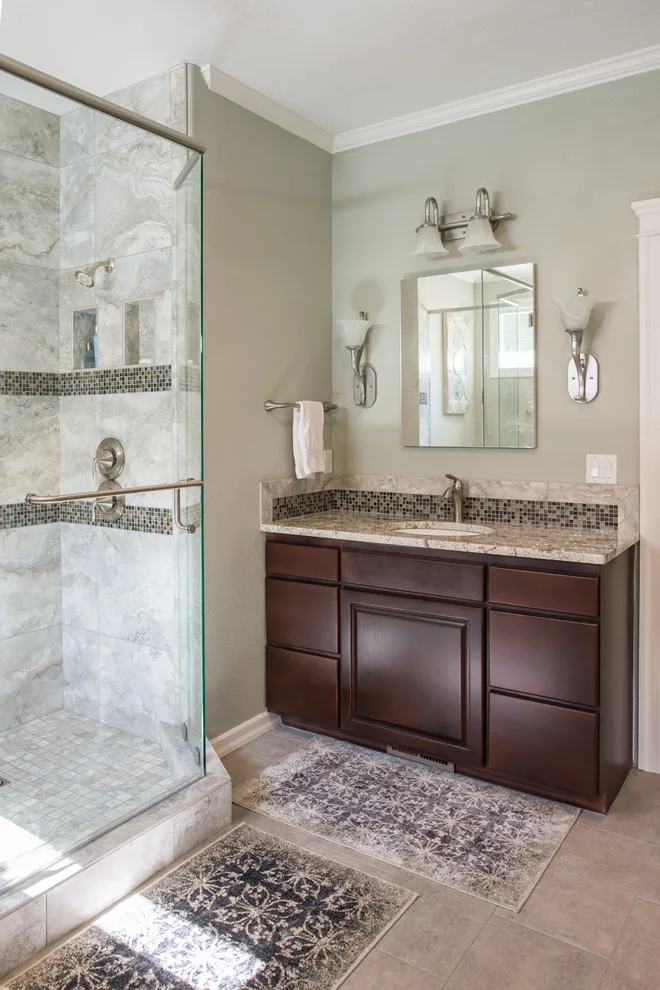 Eagle Restroom Renovation by CCH Design | Remodel - Photo 9