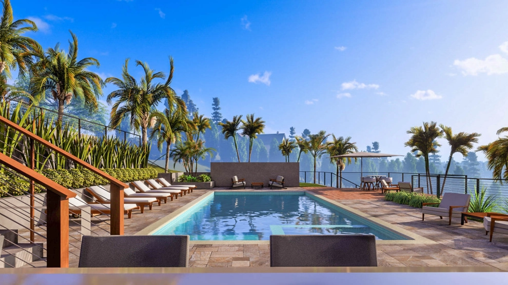 Modern Luxury Pool by Karen Aitken And Associates - Photo 7