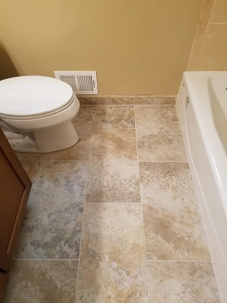 Natural Hue Bathtub Enclosure by Paramount Tile Design - Photo 5