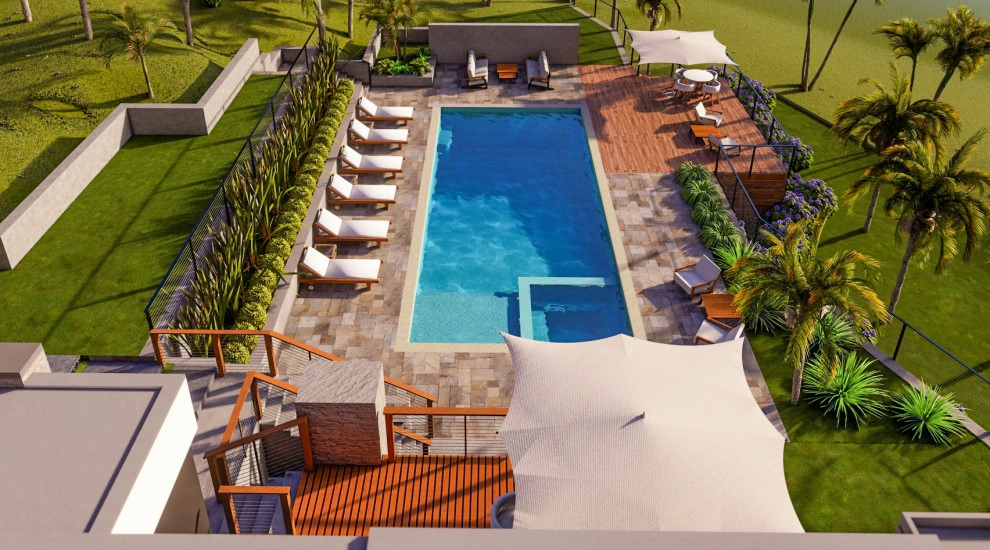 Modern Luxury Pool by Karen Aitken And Associates - Photo 5