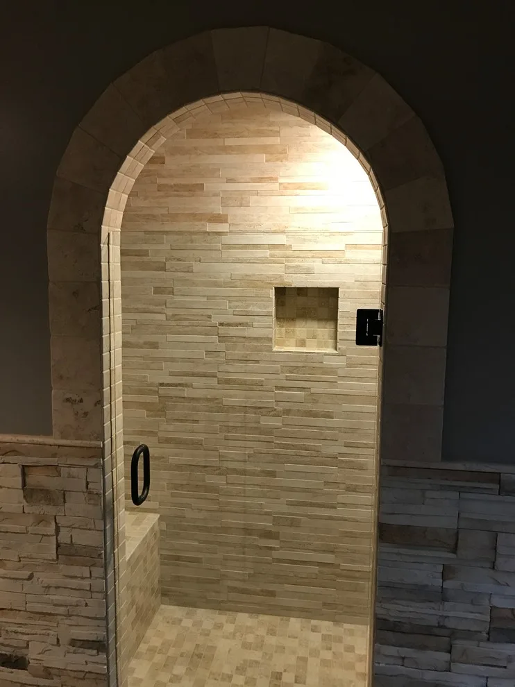 East Side Curved Master Bathroom by The Decor Center - Photo 3