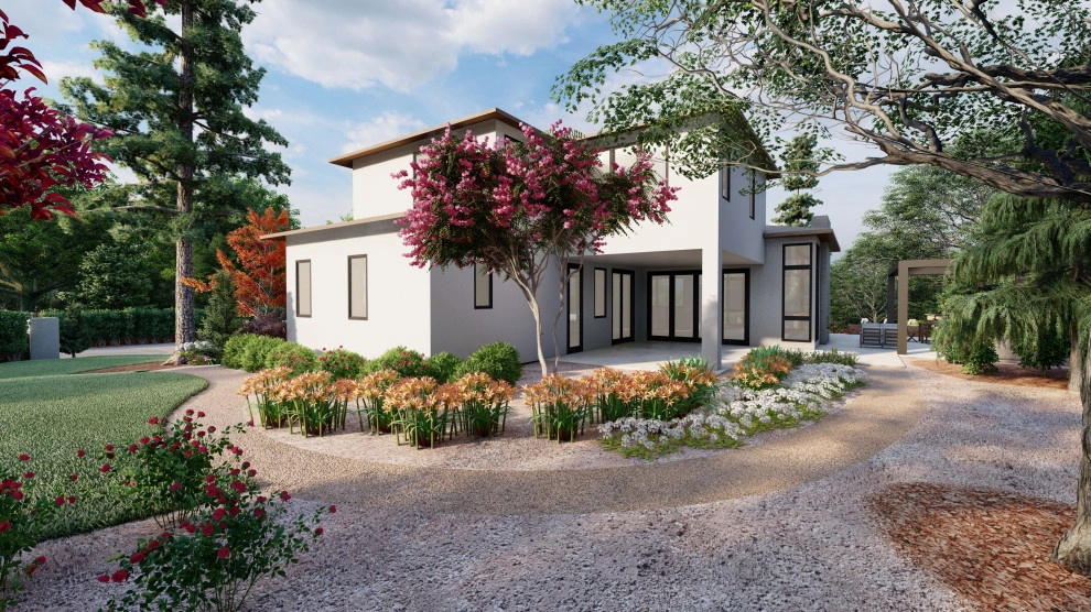 Modern Landscape 3D Rendering by Karen Aitken And Associates - Photo 7