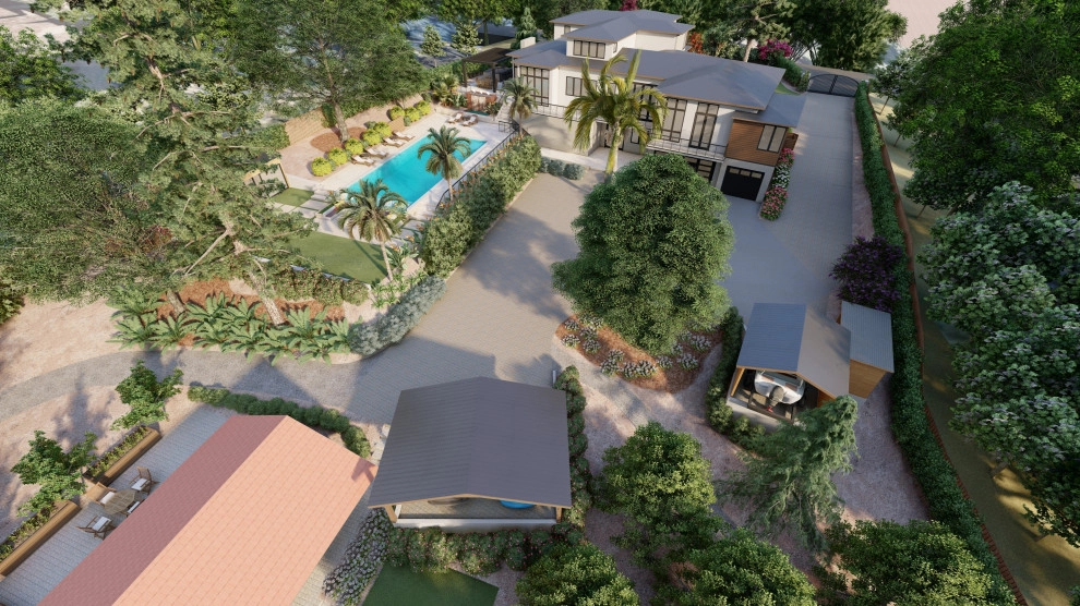 Modern Landscape 3D Rendering by Karen Aitken And Associates - Photo 2