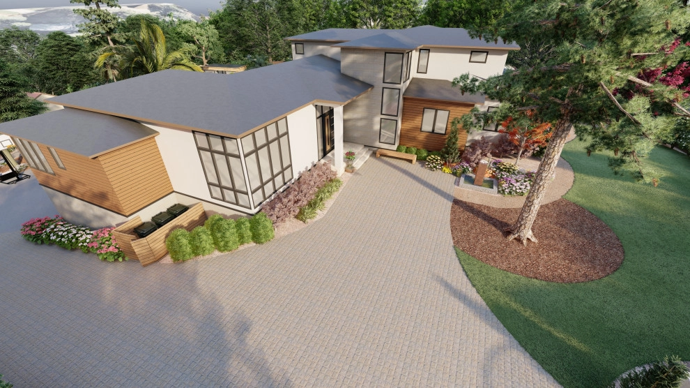 Modern Landscape 3D Rendering by Karen Aitken And Associates - Photo 10
