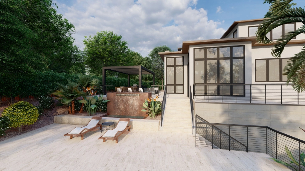 Modern Landscape 3D Rendering by Karen Aitken And Associates - Photo 8
