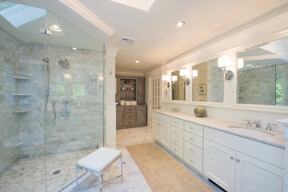 Classic and Refined Master Bathroom by JMC Home Remodeling - Photo 7