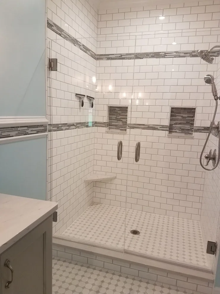 Chic Bathroom Renovation by Saratoga Kitchens And Baths - Photo 2