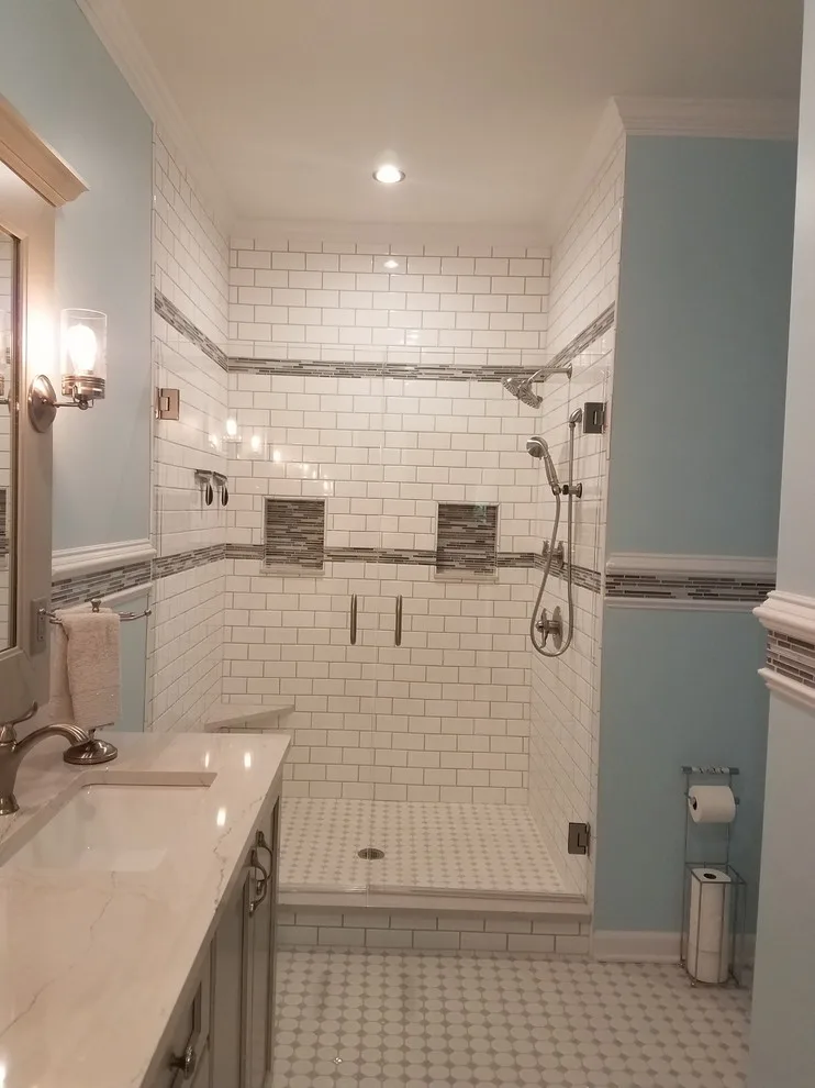Chic Bathroom Renovation by Saratoga Kitchens And Baths - Photo 5