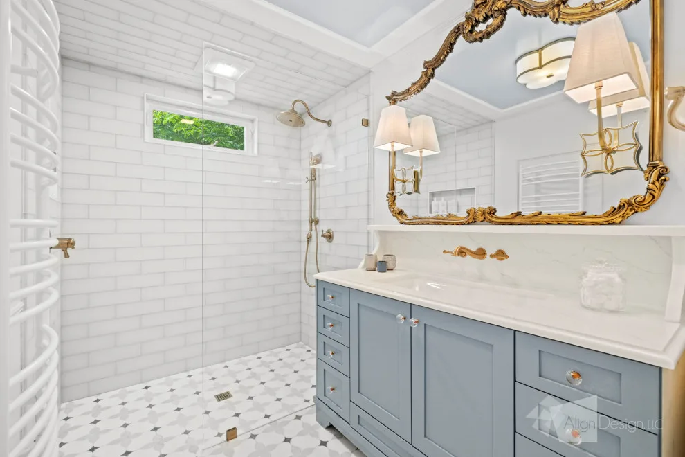 Stylish Restroom by Align Design LLC - Photo 10