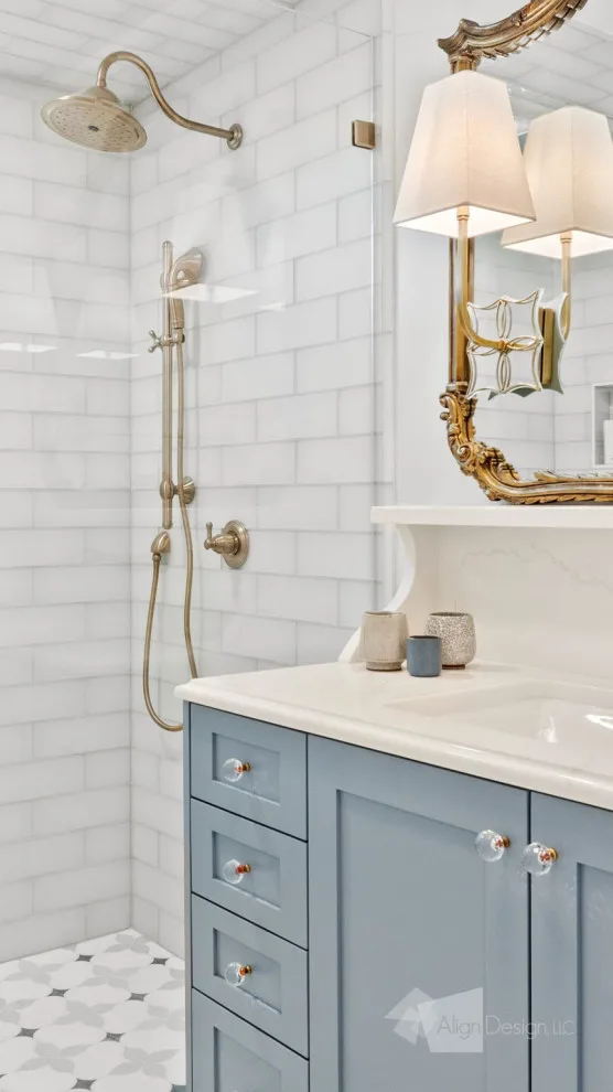 Stylish Restroom by Align Design LLC - Photo 16
