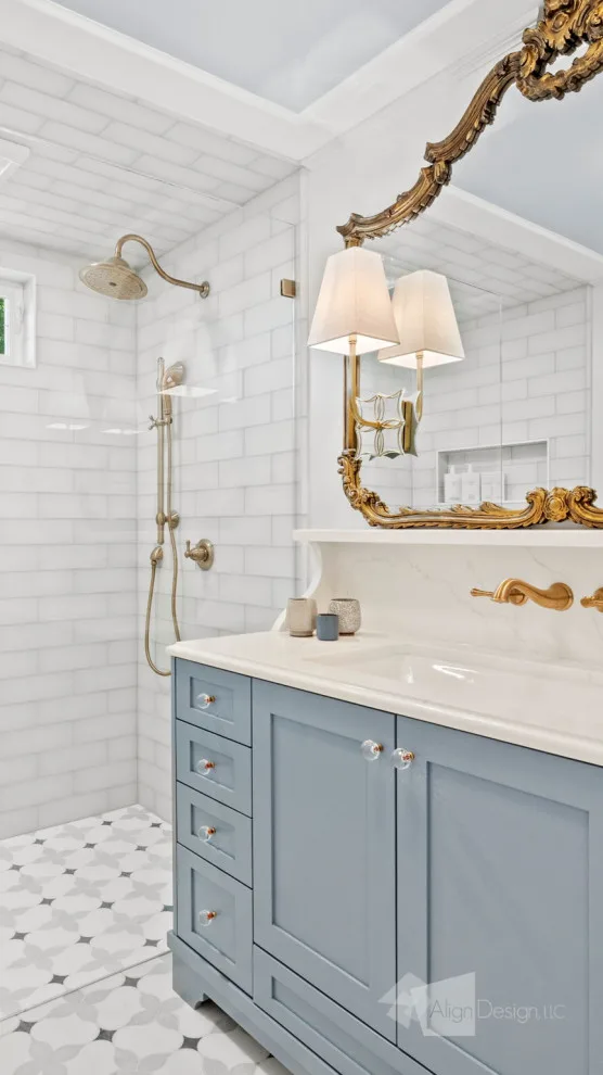 Stylish Restroom by Align Design LLC - Photo 17