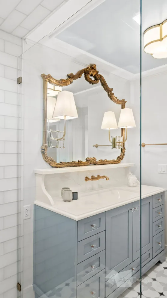 Stylish Restroom by Align Design LLC - Photo 8