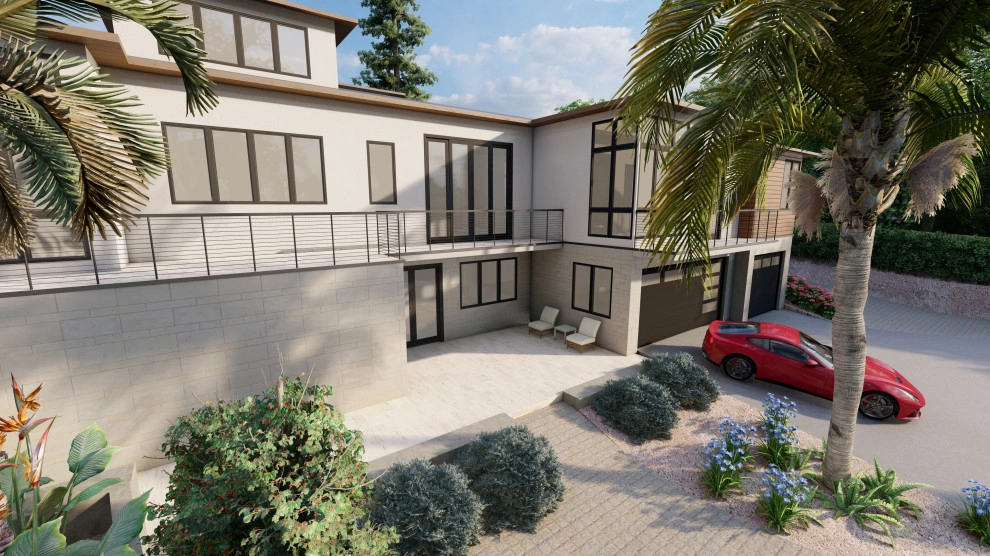 Modern Landscape 3D Rendering by Karen Aitken And Associates - Photo 6