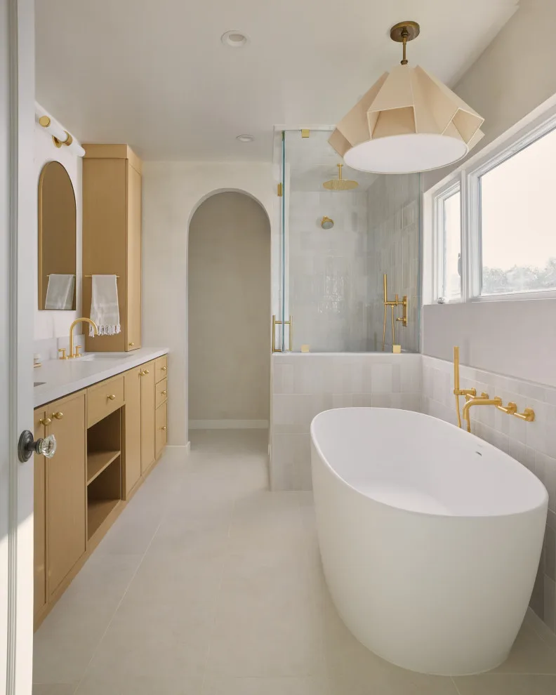 Sophisticated Hancock Park Main Bathroom Renovation by Concept Renovations, Inc. - Photo 5