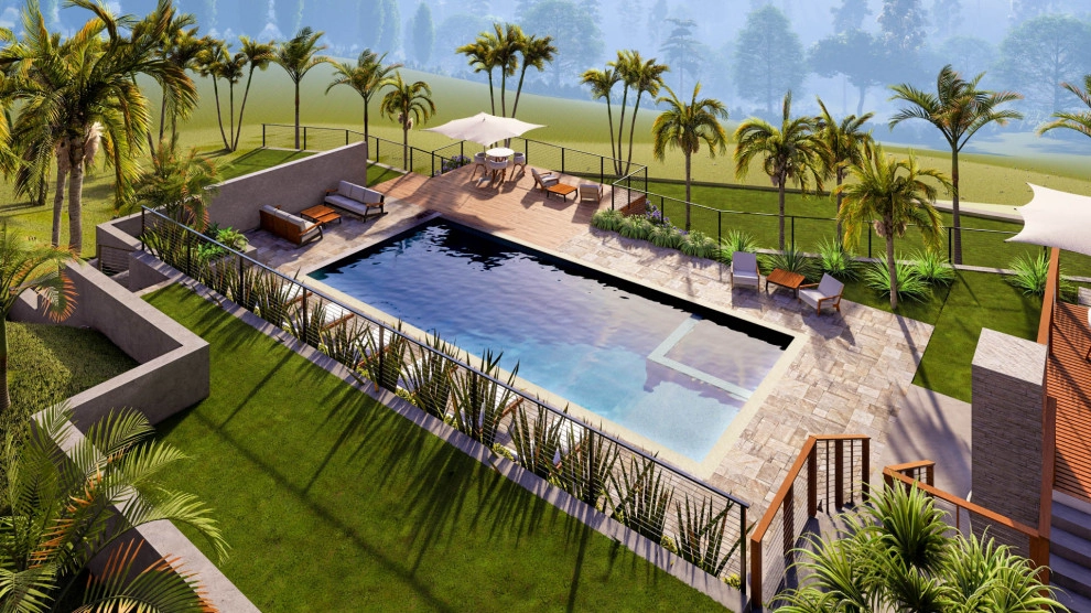 Modern Luxury Pool by Karen Aitken And Associates - Photo 4