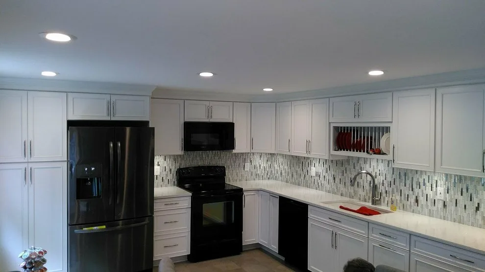 Elma - Shimmering Silver and White Kitchen by New York Kitchen & Bath - Photo 2