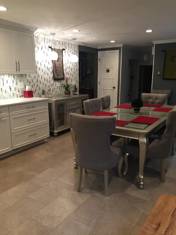 Elma - Shimmering Silver and White Kitchen by New York Kitchen & Bath - Photo 10