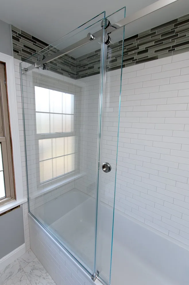 Expanded tub in white bathroom by Ray Tile & Bath - Photo 3