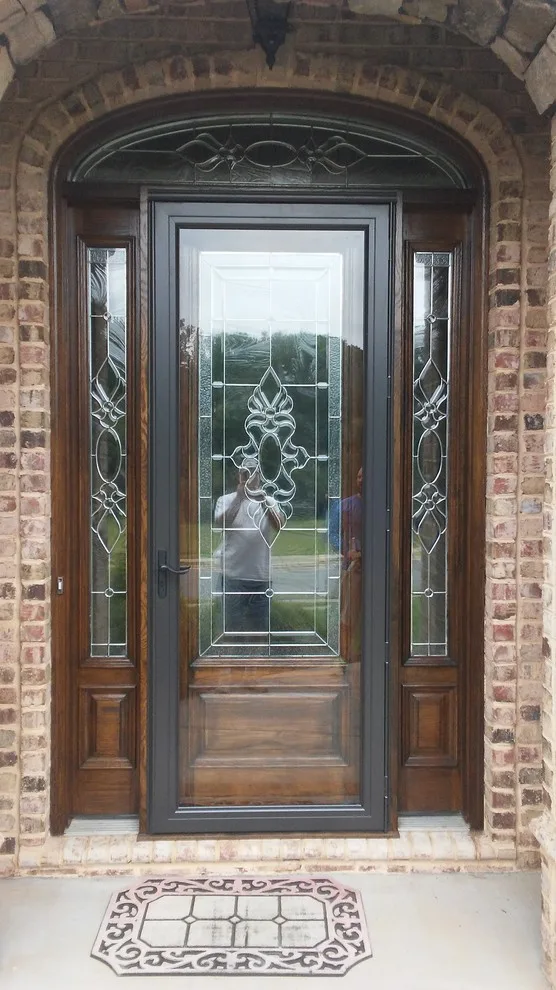 Custom storm door for entrance restoration by Home Pro - Photo 2