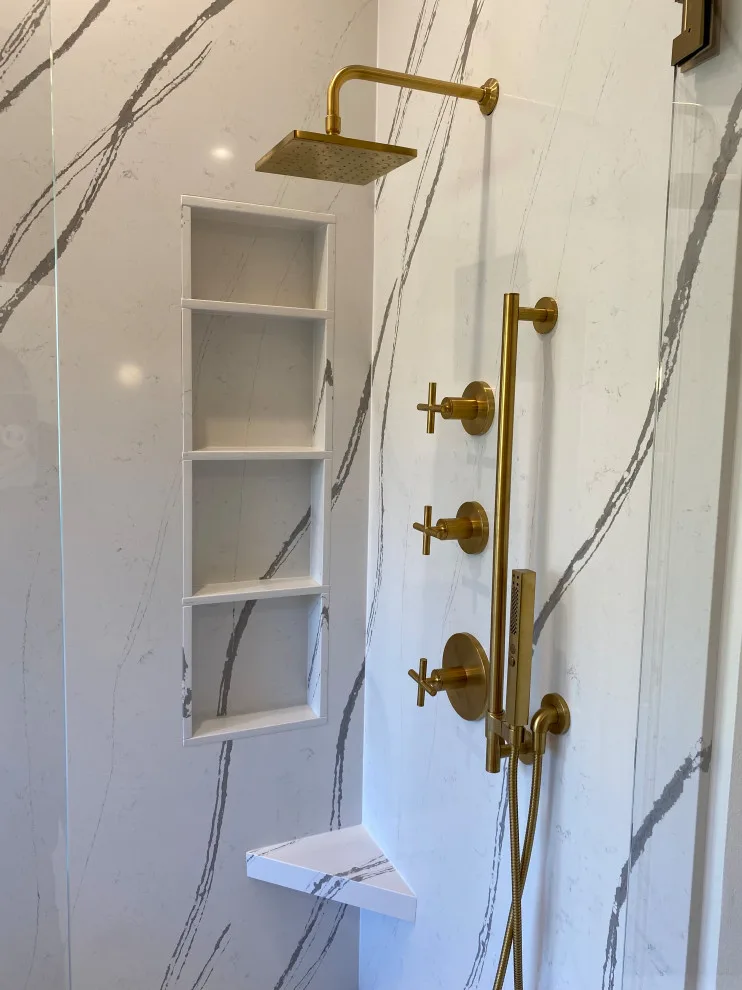 Timeless Bella Master Bathroom and Walk-In Closet by GNS Custom Stoneworks - Photo 2