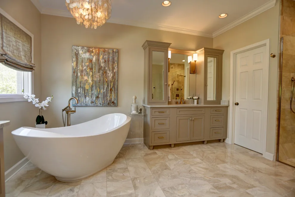 Fairway Restroom by Leigh Lusk Interiors - Photo 8