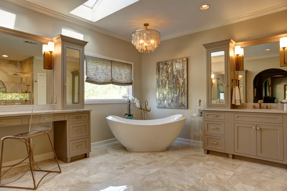 Fairway Restroom by Leigh Lusk Interiors - Photo 7