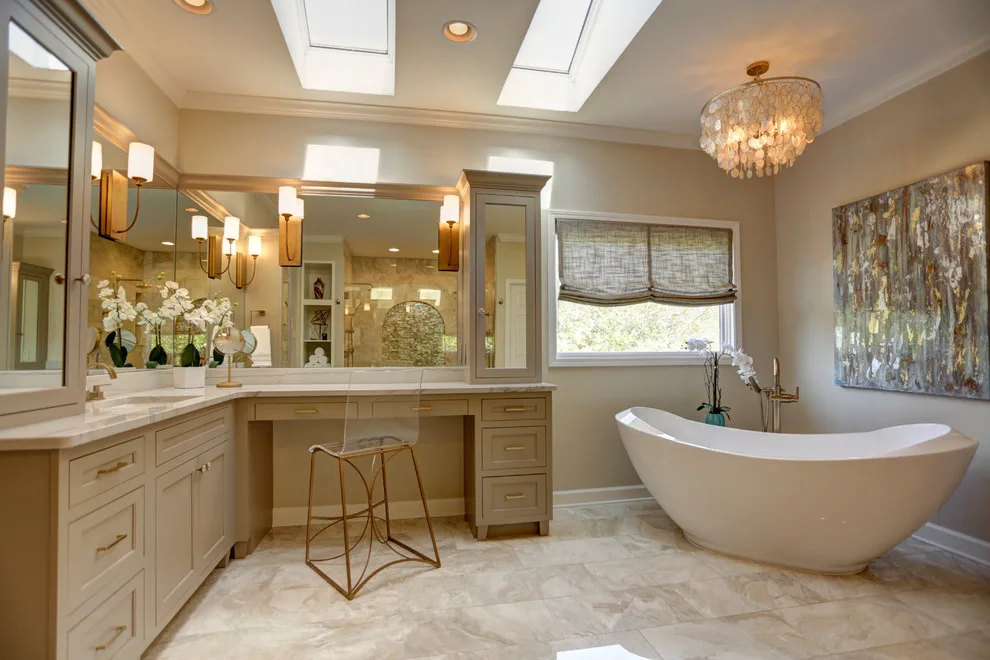 Fairway Restroom by Leigh Lusk Interiors - Photo 4