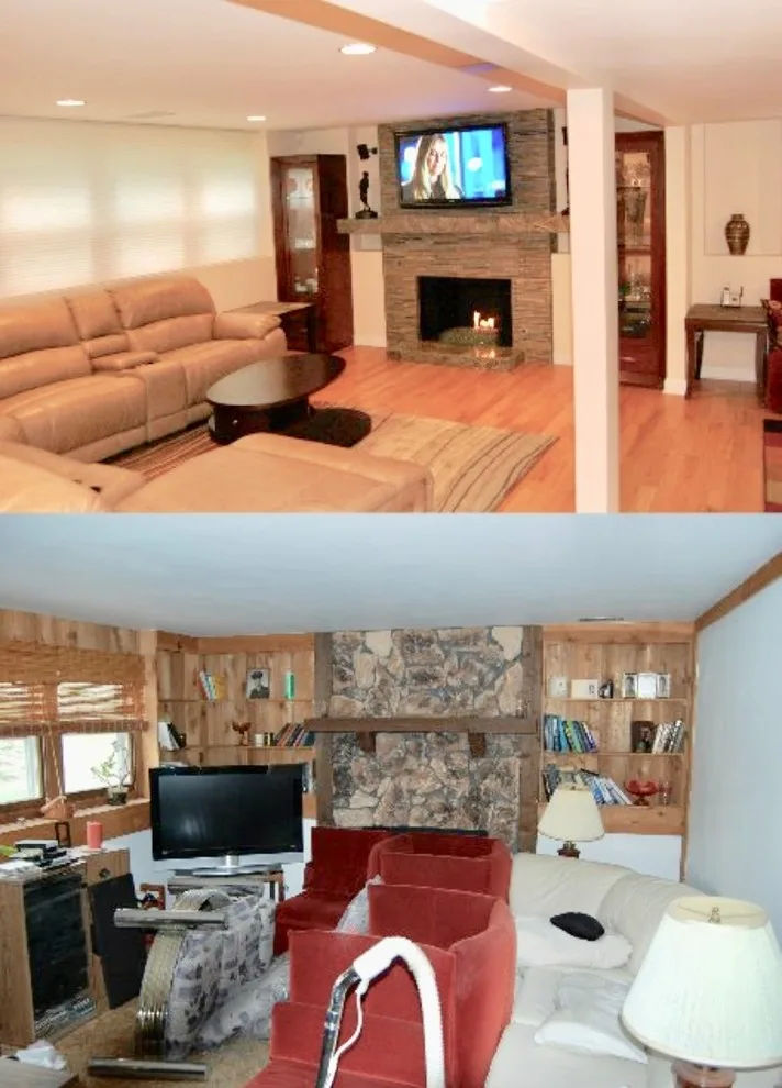 Family Room Transformation by Ballroom Baths & Home Design - Photo 2