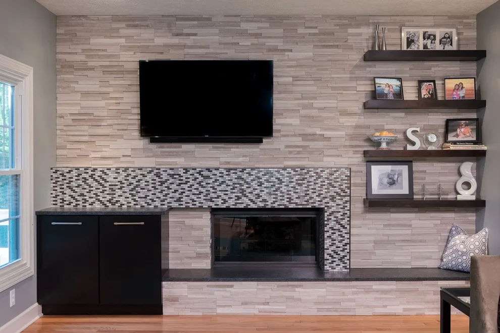Fishers IN Family Room Project 2016 by The HomeWright, LLC - Photo 2