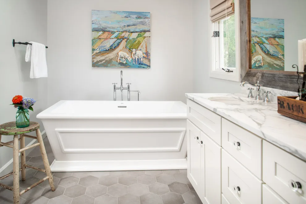 Rustic Elegance Master Bathroom by HC Remodel & Design - Photo 3
