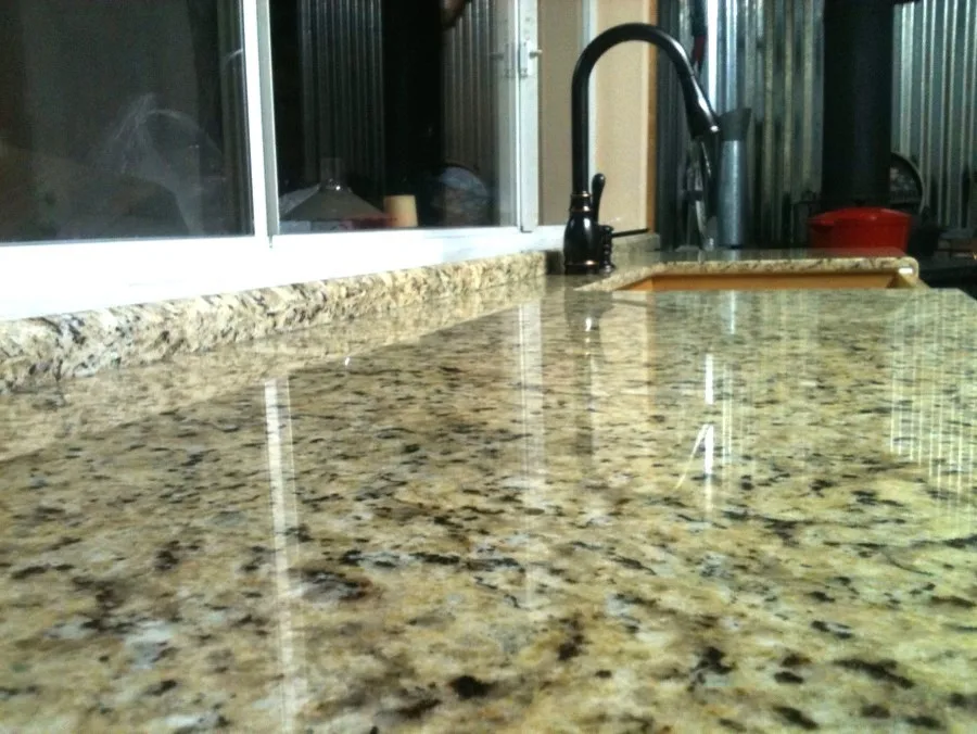 Custom Wood Sink in Farmhouse Kitchen by Bella Stone Countertops - Photo 5