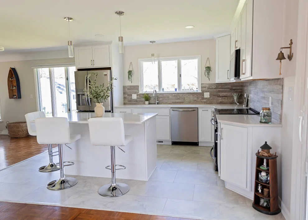Radiant and Pristine Kitchen Renovation by D.A. Home Improvement - Photo 14