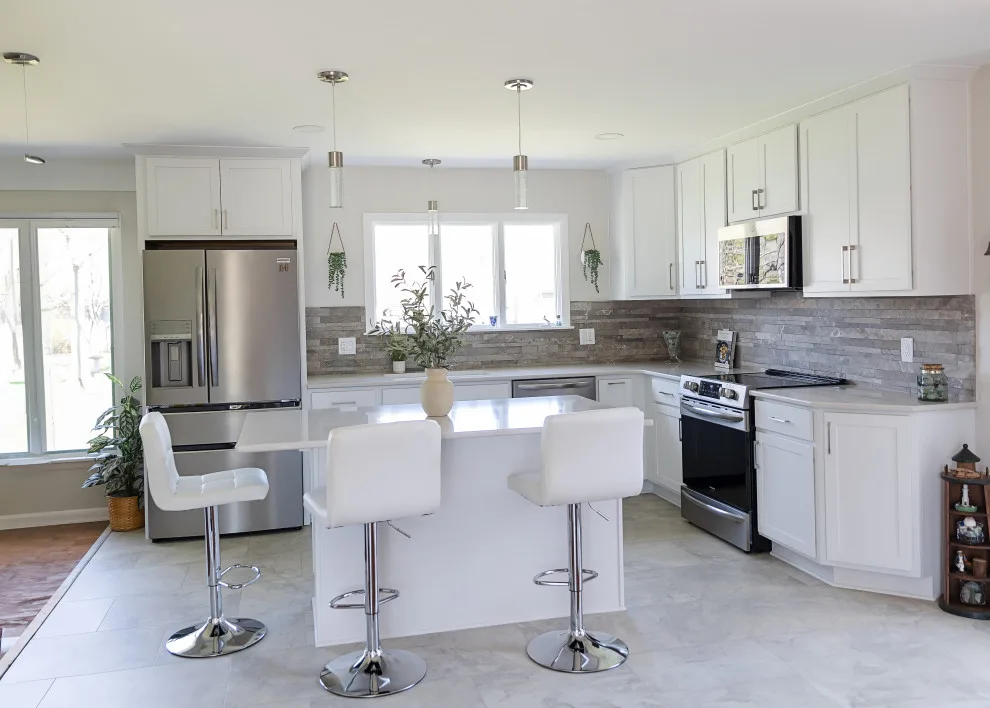 Radiant and Pristine Kitchen Renovation by D.A. Home Improvement - Photo 5