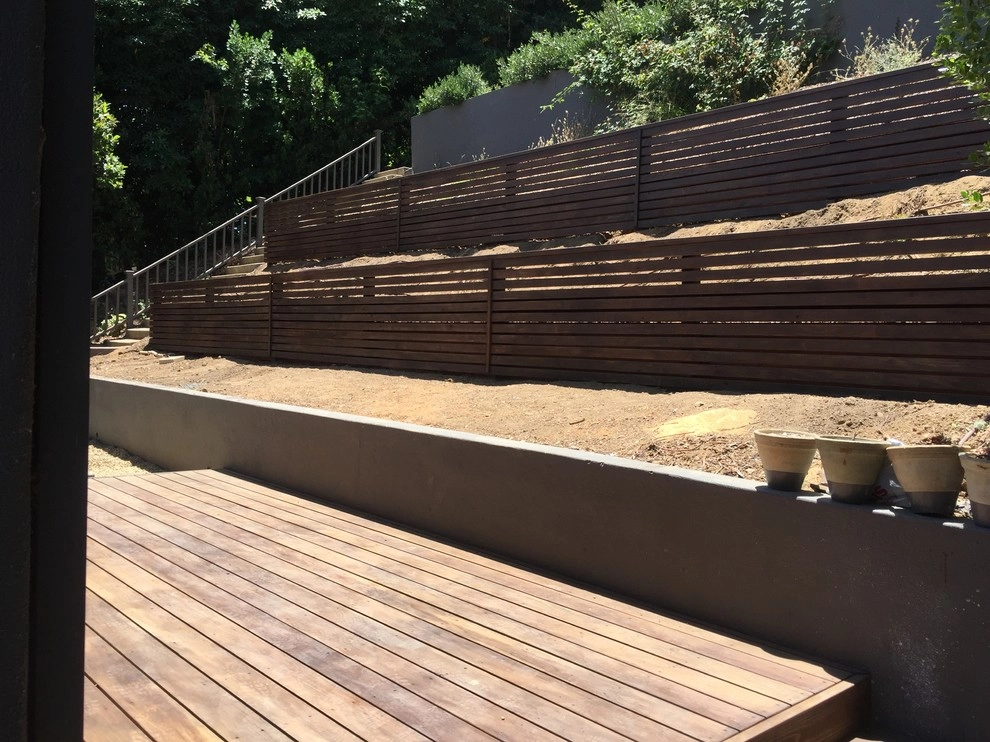 Narrow Back Yard with Steep Slope by Ketti Kupper Conscious Life Design - Photo 12