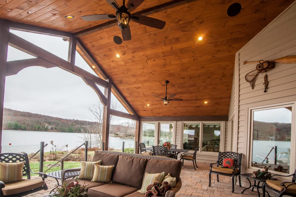 Timber Frame Porch by FFG by Sunset Builders - Photo 5